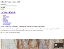 Tablet Screenshot of chintakechil.com